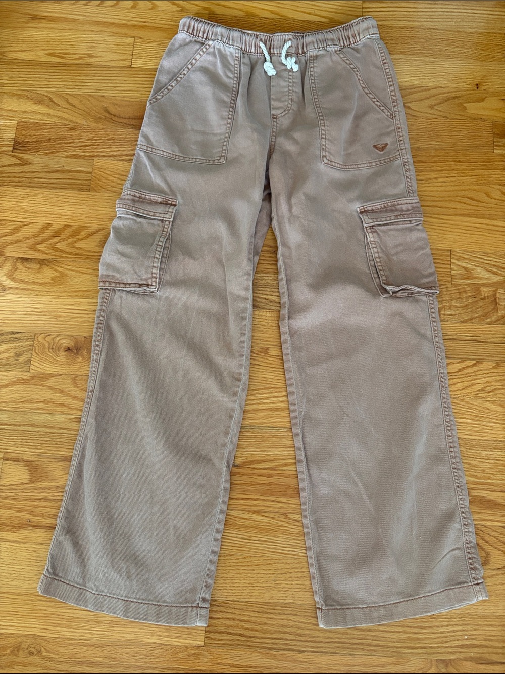 Roxy Cargo Jeans in Taupe Brown